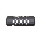 Westin/Snyper 07-17 Jeep Wrangler Muffler Skid Plate - Textured Black - 42-21045