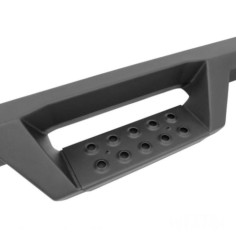 Westin/HDX 07-18 Chevy/GMC Silv/Sierra 15/25/3500 Crew Cab Drop Nerf Step Bars - Textured Black - 56-13725