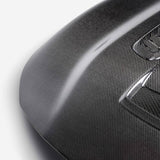 Seibon 2023 Toyota GR Corolla VS-Style Double-Sided Carbon Hood - Gloss Finish - HD23TYGRCOR-VS-DS