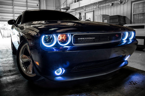 Oracle 08-14 Dodge Challenger Dynamic Surface Mount Headlight Halo Kit - - Dynamic - 1292-332