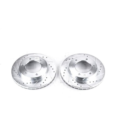 Power Stop 2002 Honda Passport Front Evolution Drilled & Slotted Rotors - Pair - JBR965XPR