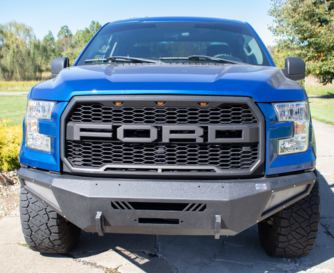 Fishbone Offroad 15-17 Ford F150 Front Bumper - Black - FB22365