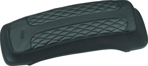 Mustang 80-07 Harley Early FL Touring Saddlebag Lid Covers w/Studs- Black - 77605