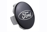 Ford Racing Ford Car Black & Chrome Wheel Center Cap Kit - Satin - M-1096K-BCS