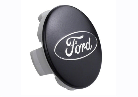 Ford Racing Ford Car Black & Chrome Wheel Center Cap Kit - Satin - M-1096K-BCS
