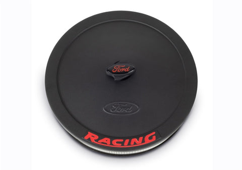 Ford Racing Air Cleaner Kit - Black Crinkle Finish w/ Red Emblem - 302-352
