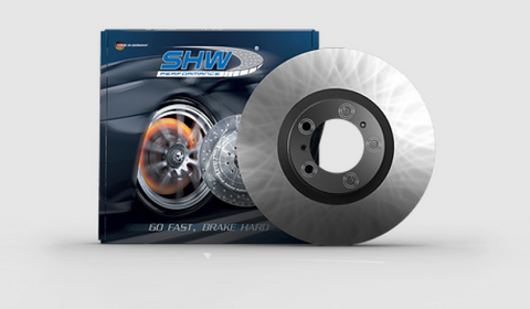 SHW 09-11 Audi A4 2.0L Front Smooth Monobloc Brake Rotor (8K0615301A) - AFX34814