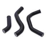 Mishimoto 11-14 Ford F-150 3.5L Ecoboost Hot-Side Intercooler Pipe Kit - Wrinkle Black - MMICP-F150-11HWBK
