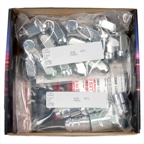 McGard 4 Lug Hex Install Kit w/Locks (Cone Seat Nut) 1/2-20 / 13/16 Hex / 1.5in. Length - Chrome - 84430