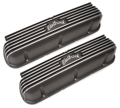 Edelbrock Valve Cover Classic Series Ford 1962-95 221 351W V8 Black - 41603