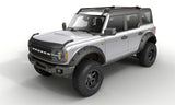 AVS 21-23 Ford Bronco 2/4Dr. Excl. Raptor Aeroskin II Textured Low Profile Hood Shield - Black - 436183