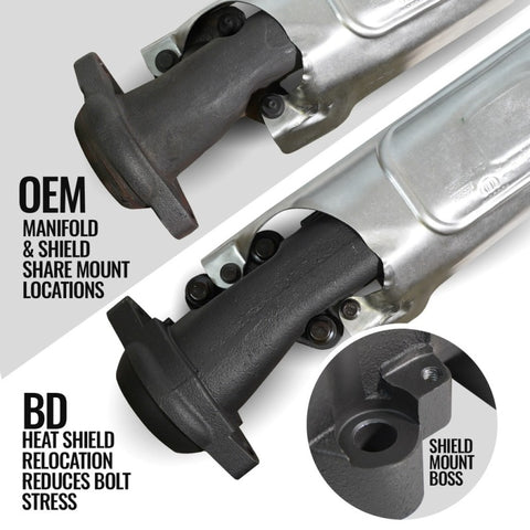 BD Diesel 11-22 Dodge Ram 1500 Classic (DS) / 11-18 Ram 2500/3500 5.7L Hemi Exhaust Manifold Kit - 1041463