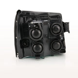 ANZO 2003-2006 Cadillac Escalade Crystal Headlight Black Amber - 111423