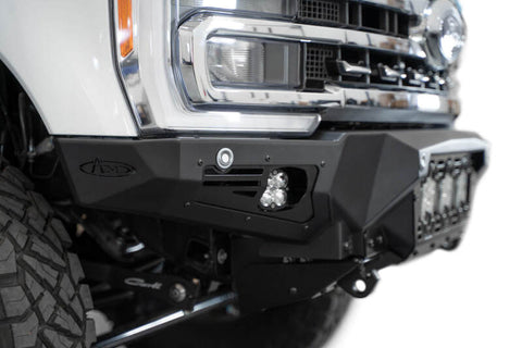 Addictive Desert Designs 2023+ Ford F-250/F-350 Bomber Front Bumper (w/ 3 Baja Designs LP6 Mounts) - F810014100103