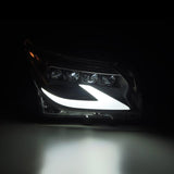 AlphaRex 14-19 Lexus GX 460 NOVA LED Projector Headlights Plank Style Black w/Activ Light/Seq Signal - 880300