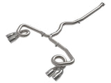 aFe POWER Takeda 3in to 2-1/2in 304 SS Cat-Back Exhaust w/ Polished Tips 22-23 Subaru WRX H4-2.4L(t) - 49-36809-P