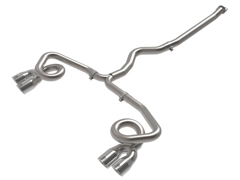 aFe POWER Takeda 3in to 2-1/2in 304 SS Cat-Back Exhaust w/ Polished Tips 22-23 Subaru WRX H4-2.4L(t) - 49-36809-P