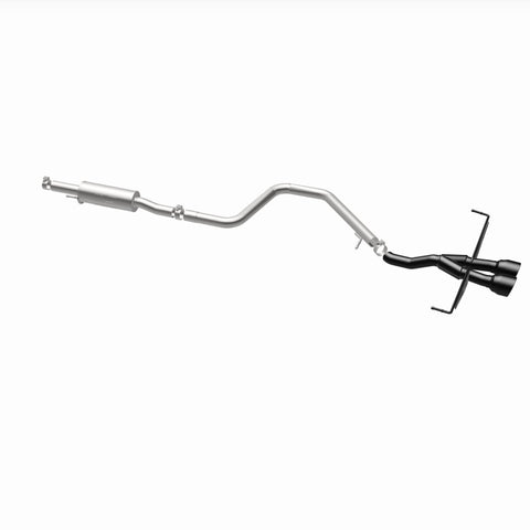 MagnaFlow 2019 Hyundai Veloster 1.6L 2.5in Center Exit Stainless Steel Cat-Back Exhaust w/Blk Tips - 19455