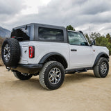 Westin/HDX 2021+ Ford Bronco (2-Door) Drop Nerf Step Bars - Textured Black - 56-14185