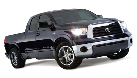 Bushwacker 07-13 Toyota Tundra Fleetside OE Style Flares 4pc w/ Factory Mudflap - Black - 30909-02