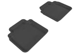 3D MAXpider 2008-2012 Honda Accord Kagu 2nd Row Floormats - Black - L1HD00821509