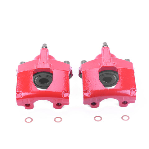 Power Stop 00-07 Chrysler Town & Country Rear Red Calipers w/o Brackets - Pair - S4774