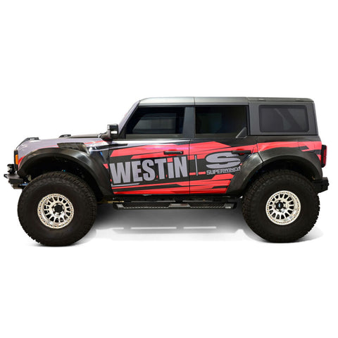 Westin 21-25 Ford Bronco 4dr (Excl. Bronco Sport) AT6 Running Boards - Black - 24-64195