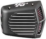 K&N Street Metal Intake System for 08-16 Harley-Davidson Touring Models - Shaker Black - RK-3951