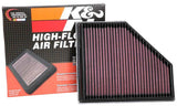 K&N 2019 BMW 330I L4-2.0L Turbo F/I/DSL Replacement Drop In Air Filter - 33-3136