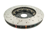 DBA 2010+ Camaro V8 SS Front Drilled & Slotted 5000 Series 2 Piece Rotor Assembled w/ Black Hat - 52604BLKXS