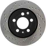 StopTech 03-05 VW Golf GTi (vented rear discs) Drilled Right Rear Rotor - 128.33069R