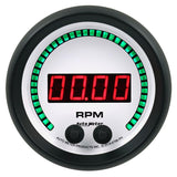 Autometer 85.7mm White 0-16K RPM Tachometer Phantom Elite Digital Gauge - 6798-PH