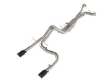 aFe 22-26 Ford Bronco V6 3.0L (tt) Vulcan Series 3in 304SS Cat-Back Exhaust System w/ Black Tips - 49-33154-B