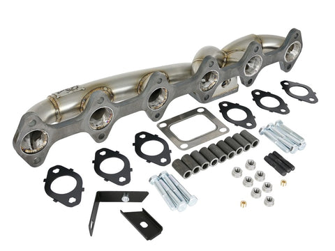 aFe Twisted Steel Header w/ T4 Turbo Manifold 03-07 Dodge Diesel L6-5.9L - 48-32018