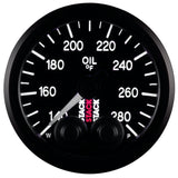 Autometer Stack Instruments 52mm 140-280 Deg F 1/8in NPTF Male Pro Control Oil Temp Gauge - Black - ST3510