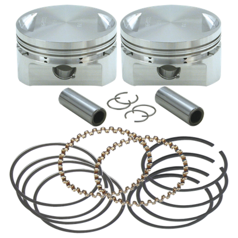 S&S Cycle 84-99 BT 3-1/2in Standard Bore Forged Stroker Piston Kit - 106-5554