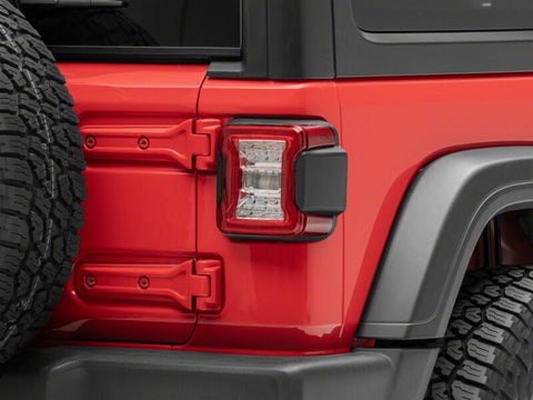 Raxiom 18-26 Jeep Wrangler JL LED Tail Lights- Clear Housing- Clear Lens - J181426