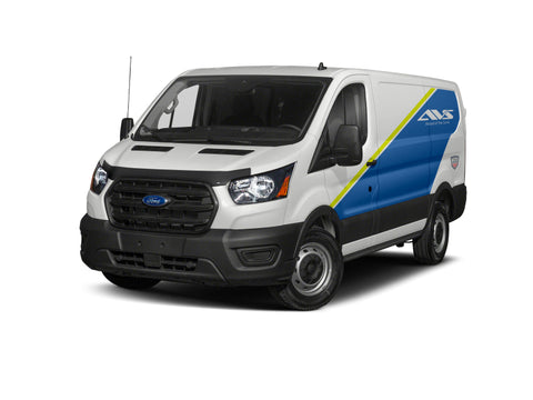 AVS 20.5-22 Ford Transit Aeroskin Low Profile Hood Shield - Smoke - 322157