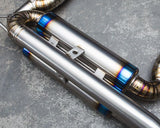 VR Performance 01-05 BMW M3 E46 Titanium Exhaust System- Quad Titanium Tips - VR-E46M3-170