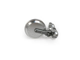 CRG Blindsight Folding 2 in. Round Bar-End Mirror - Silver - BSLS-201