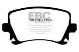 EBC 06-13 Audi A3 2.0 Turbo (Girling rear caliper) Greenstuff Rear Brake Pads - DP21518