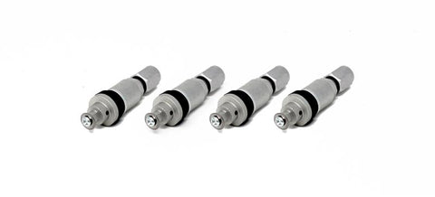 Torque Solution Billet TPMS Valve Stem Kit (Black) 2008+ Subaru Legacy Impreza WRX / STi - TS-SU-558BK-4