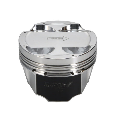 Manley Toyota 2JZGTE 94mm Stroke 87.00mm Bore -6cc Dish 10:1 CR Turbo Tuff Piston Set w/ Rings - 629310CE-6
