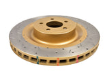 DBA 15-22 Ford Mustang GT (w/Perf Package 380mm Frt Rotor) Front 4000 Series Drilled & Slotted Rotor - DBA42166XS