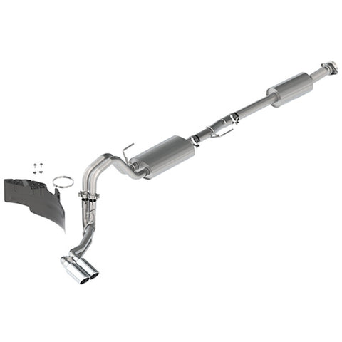 Ford Racing 21-22 F-150 2.7L/3.5L/5.0L Side Exit Touring Exhaust - Chrome Tips - M-5200-FTCS