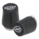 S&S Cycle Air Filter Cover For Tapered S&S Tuned Induction Filters - Black Nylon - 2 Pack - 106-0248