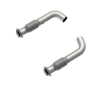 Kooks 15-20 Ford Mustang GT 5.0L 3in SS GREEN Catted Connection Pipes - 11513400