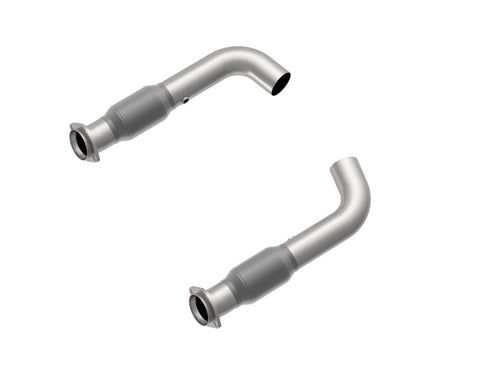 Kooks 15-20 Ford Mustang GT 5.0L 3in SS GREEN Catted Connection Pipes - 11513400
