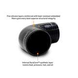 Mishimoto Duracore 4in 90 Degree Coupler - MMDCC-40A9BK