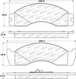 StopTech Street Brake Pads - 308.04110